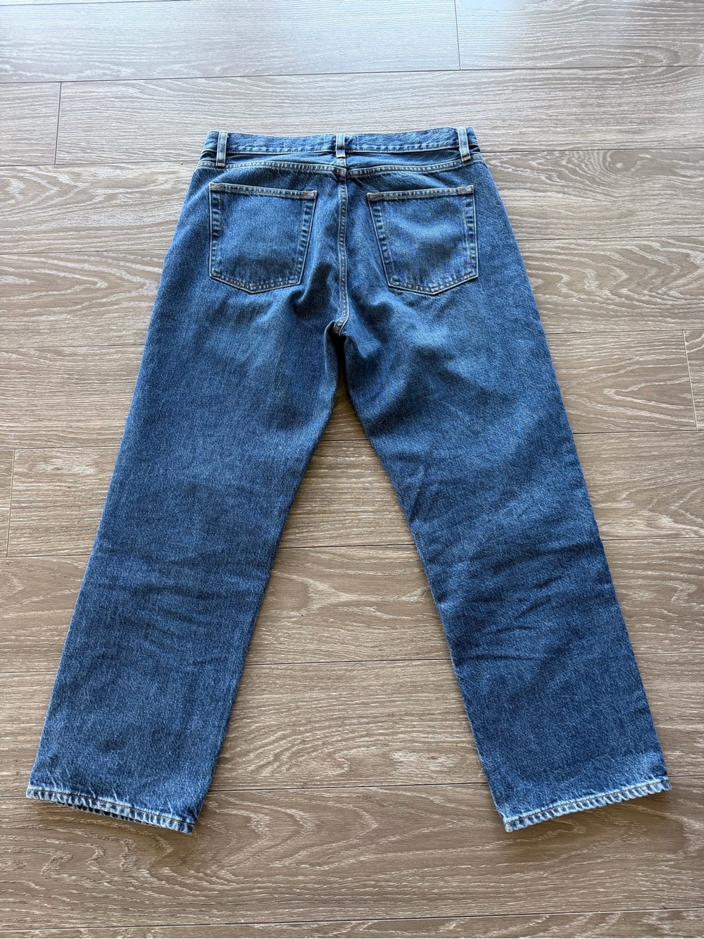 Frame-The hang Women’s Mid Rise Relaxed Straight-Leg Ankle Jeans - Picture 6 of 6